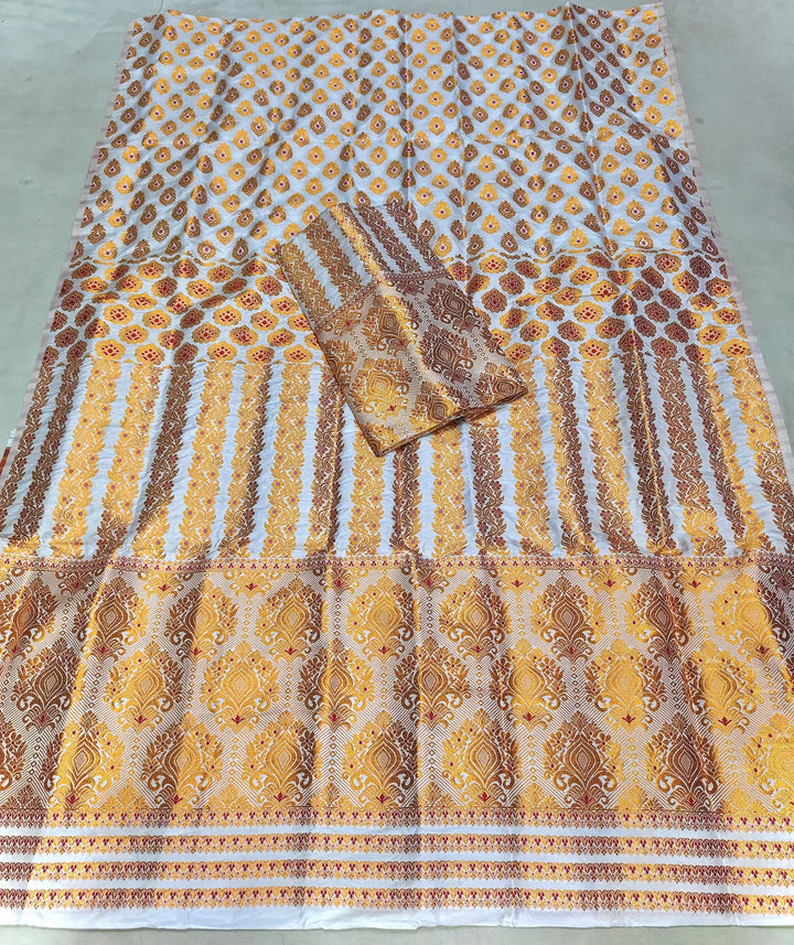 Mix Pat (Semi Pat) Main Set With Riha Mekhela Sador