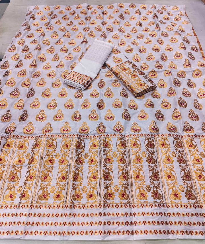 Mix Pat (Semi Pat) Main Set With Riha Mekhela Sador