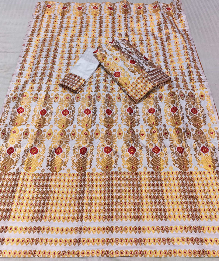 Mix Pat (Semi Pat) Main Set With Riha Mekhela Sador