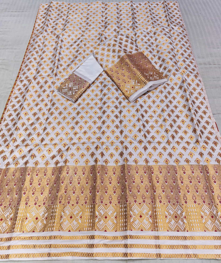 Mix Pat (Semi Pat) Main Set With Riha Mekhela Sador