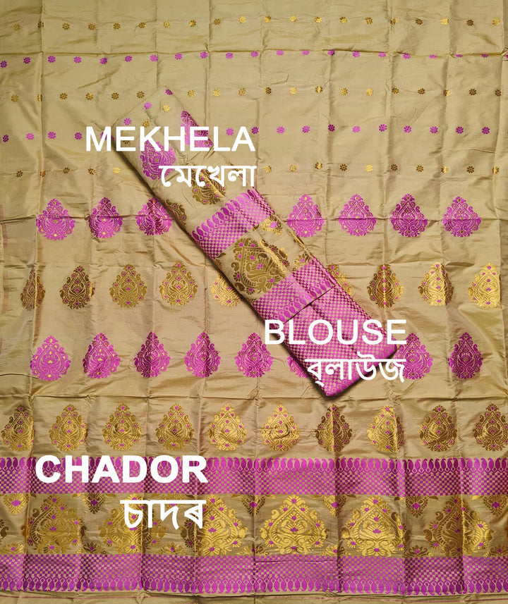 Mix Pat Mekhla Chador - Mix Designs - Clearance Sale