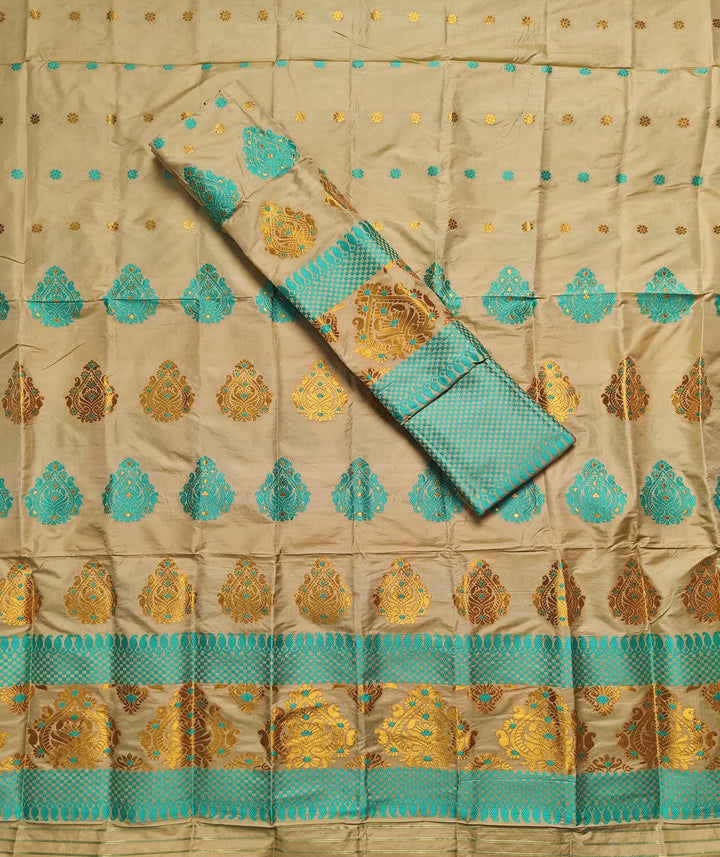 Mix Pat Mekhla Chador - Mix Designs - Clearance Sale