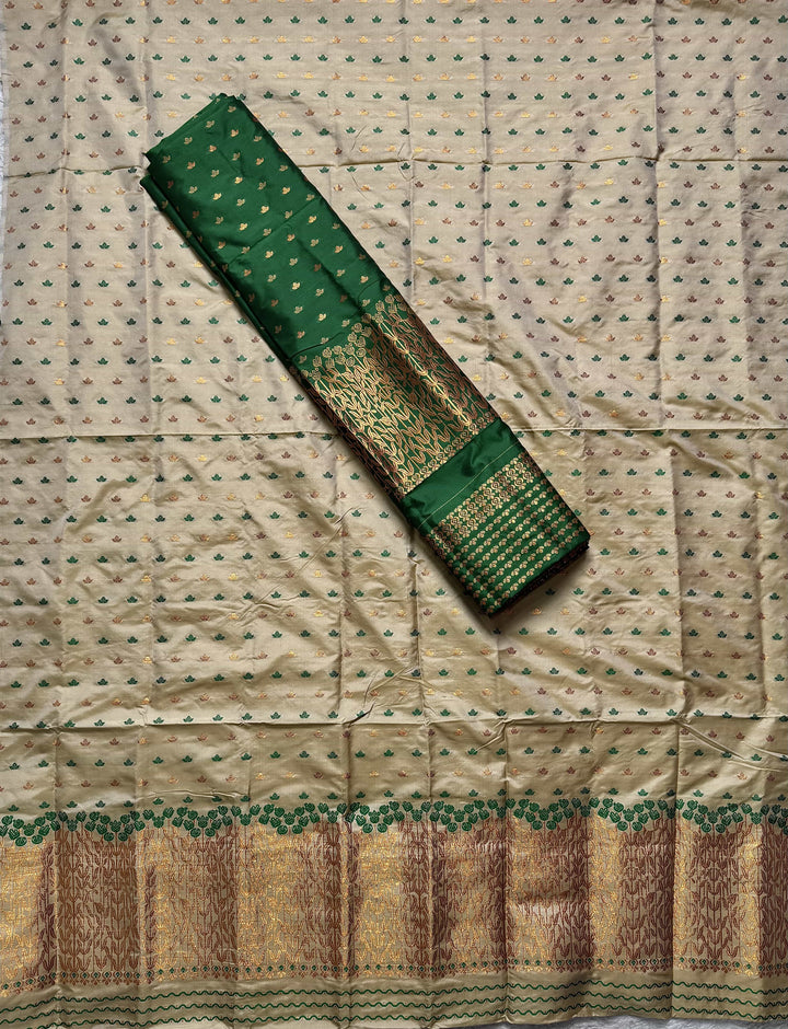 Muga* Contrast Mix Set Mekhela Sador