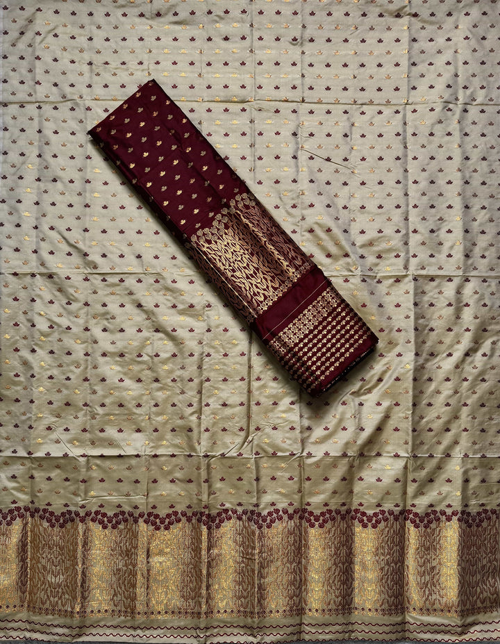 Muga* Contrast Mix Set Mekhela Sador