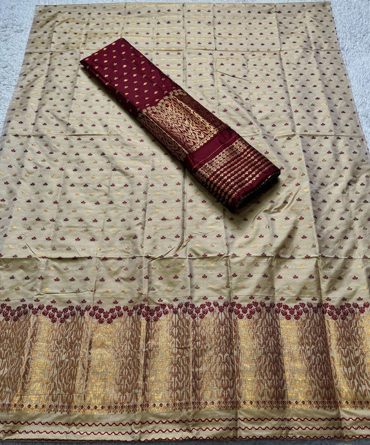 Muga* Contrast Mix Set Mekhela Sador