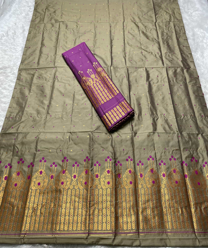 Contrast Mix Set Mekhela Sador