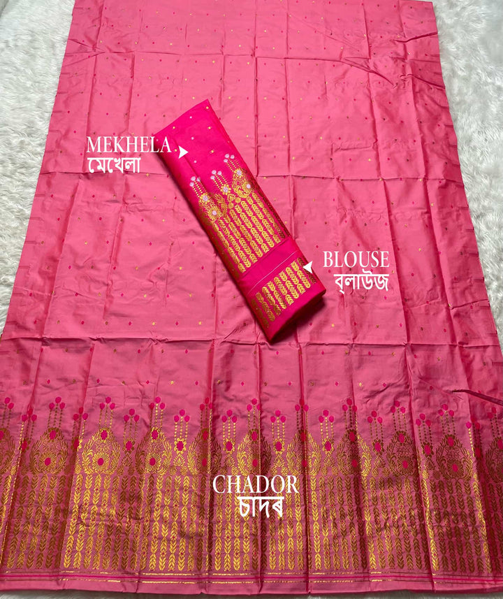 Contrast Mix Set Mekhela Sador