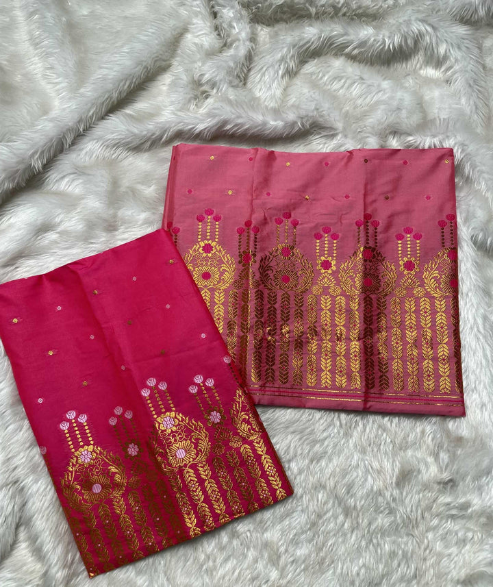 Contrast Mix Set Mekhela Sador