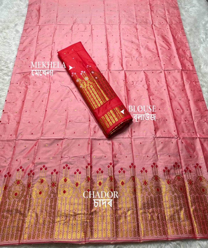 Contrast Mix Set Mekhela Sador