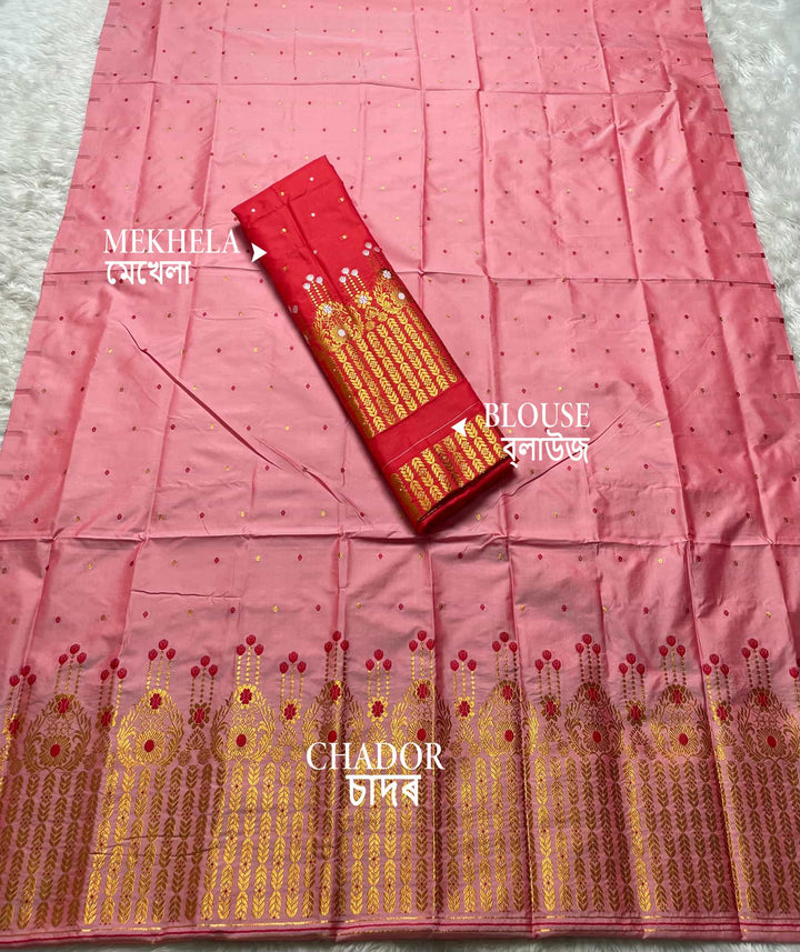 Contrast Mix Set Mekhela Sador