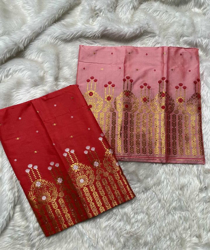 Contrast Mix Set Mekhela Sador