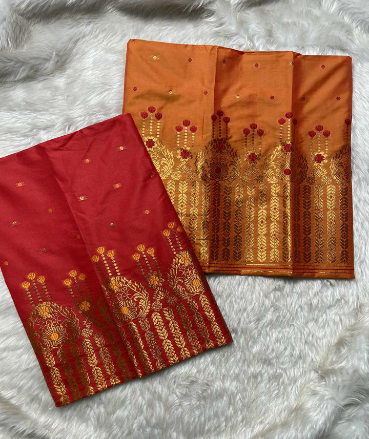 Contrast Mix Set Mekhela Sador