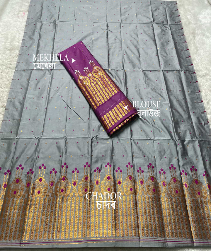 Contrast Mix Set Mekhela Sador