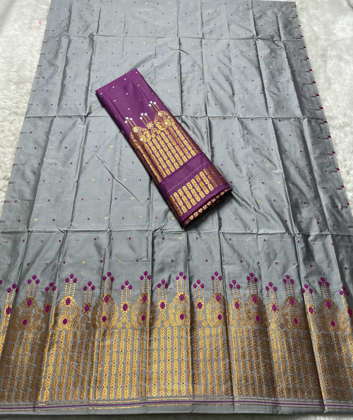 Contrast Mix Set Mekhela Sador