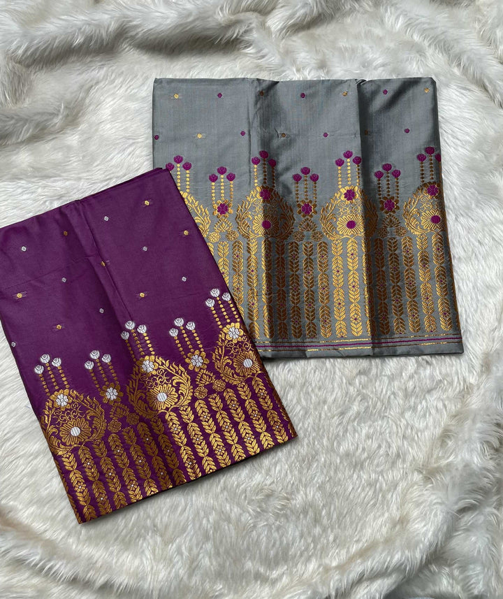 Contrast Mix Set Mekhela Sador