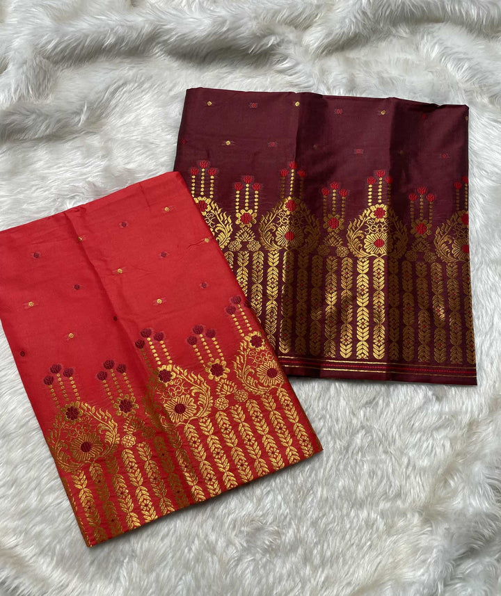 Contrast Mix Set Mekhela Sador