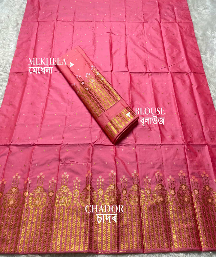 Contrast Mix Set Mekhela Sador