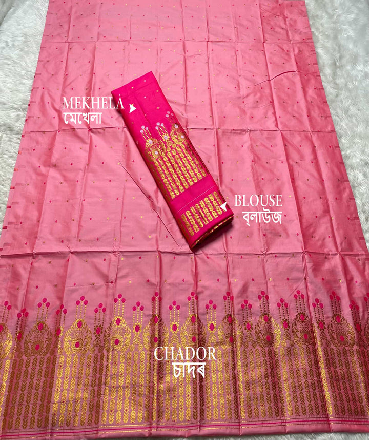 Contrast Mix Set Mekhela Sador