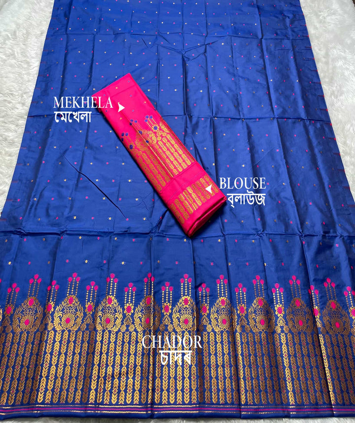 Contrast Mix Set Mekhela Sador