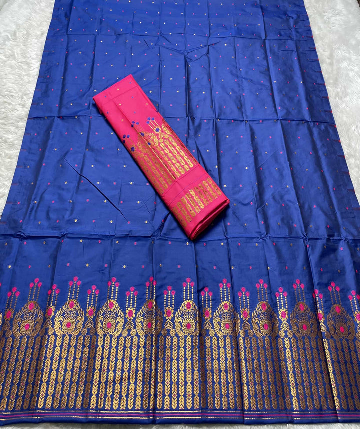 Contrast Mix Set Mekhela Sador