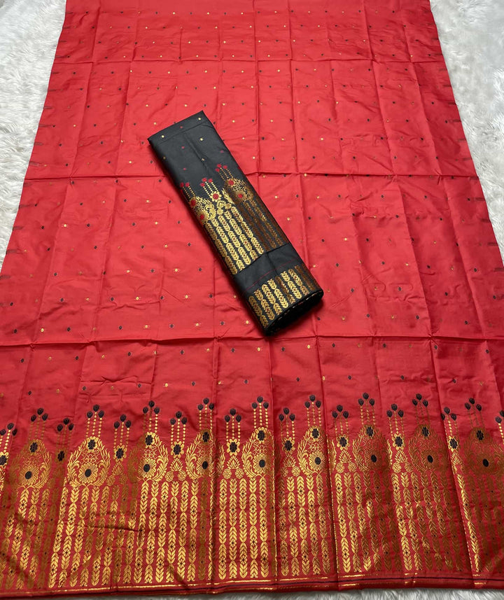 Contrast Mix Set Mekhela Sador