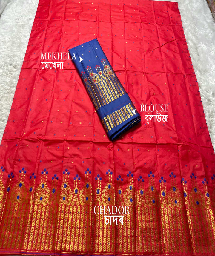 Contrast Mix Set Mekhela Sador