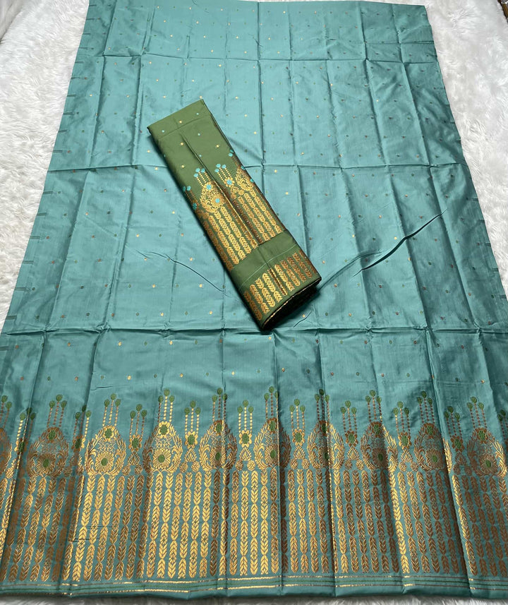 Contrast Mix Set Mekhela Sador