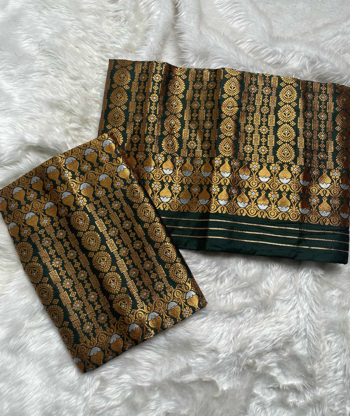 Colouring Jari Mix Set Mekhela Sador