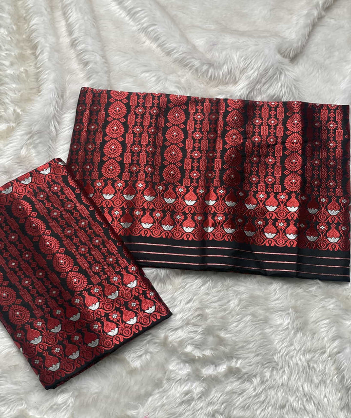 Colouring Jari Mix Set Mekhela Sador