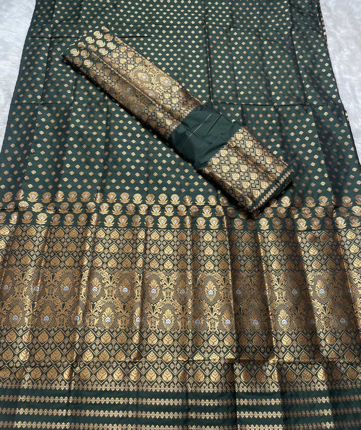 Copper Jari Mix Set Mekhela Sador