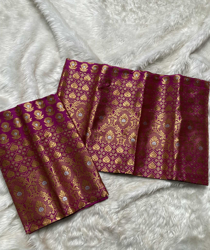 Copper Jari Mix Set Mekhela Sador