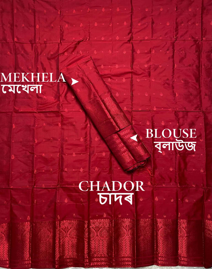 Colouring Jari Mix Set Mekhela Sador