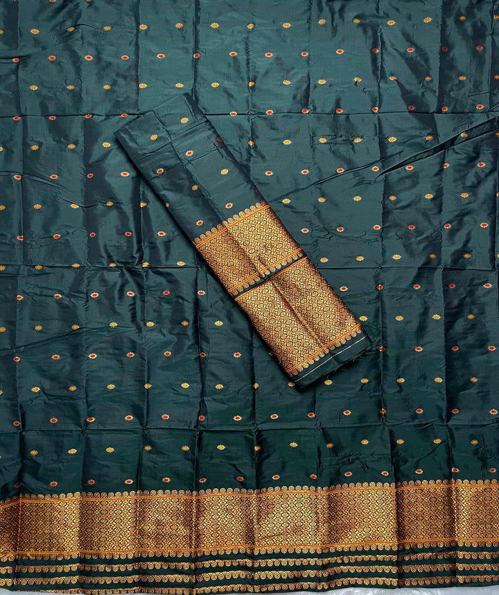 Copper Jari - Dhaga Mina - Mix Set Mekhela Sador