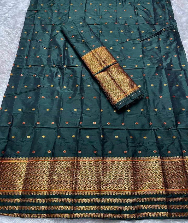 Copper Jari - Dhaga Mina - Mix Set Mekhela Sador
