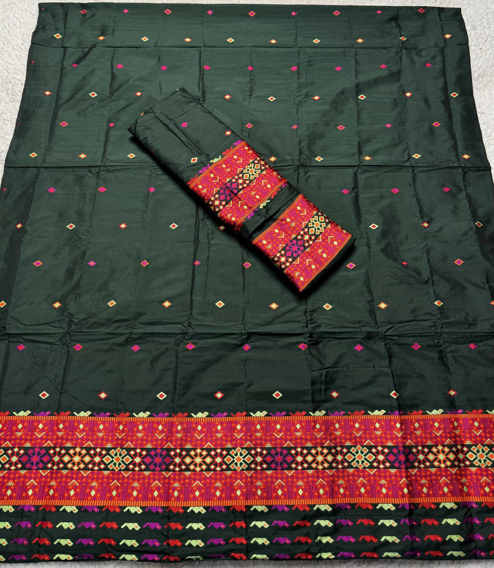 Multi-Dhaga Work Mix Set Mekhela Sador