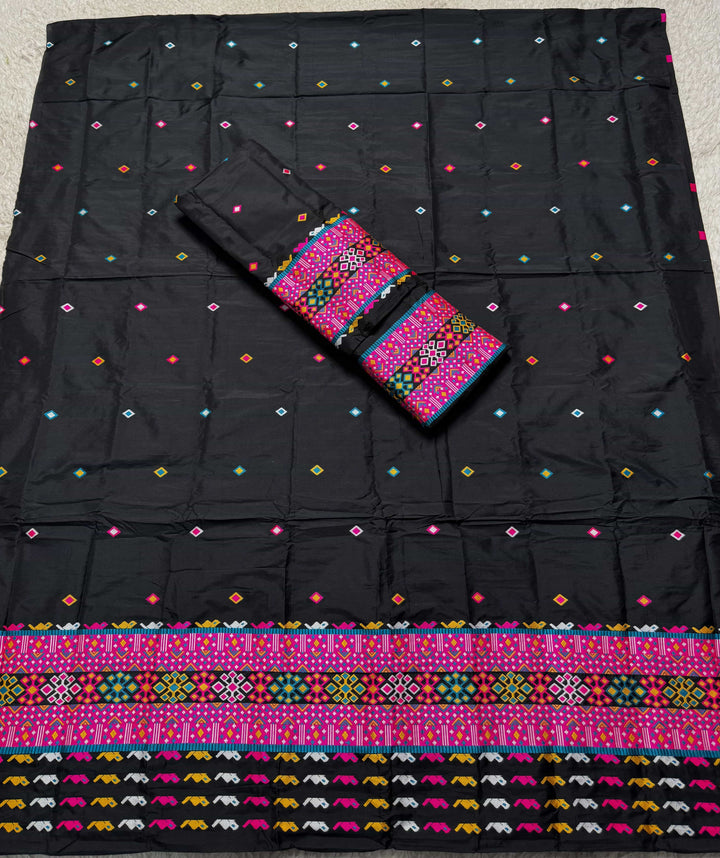 Multi-Dhaga Work Mix Set Mekhela Sador