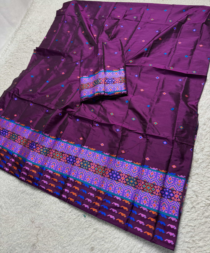 Multi-Dhaga Work Mix Set Mekhela Sador
