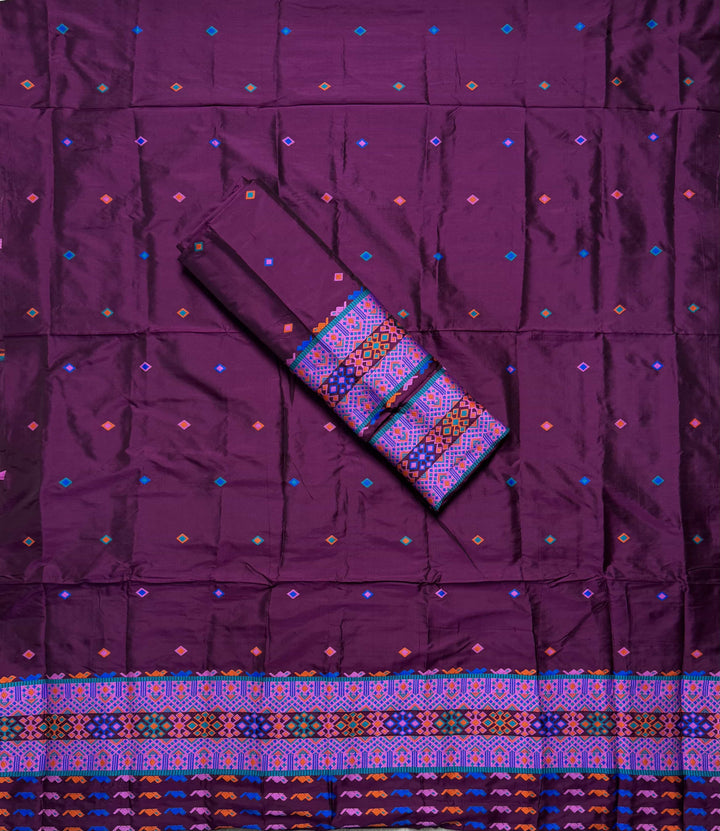 Multi-Dhaga Work Mix Set Mekhela Sador