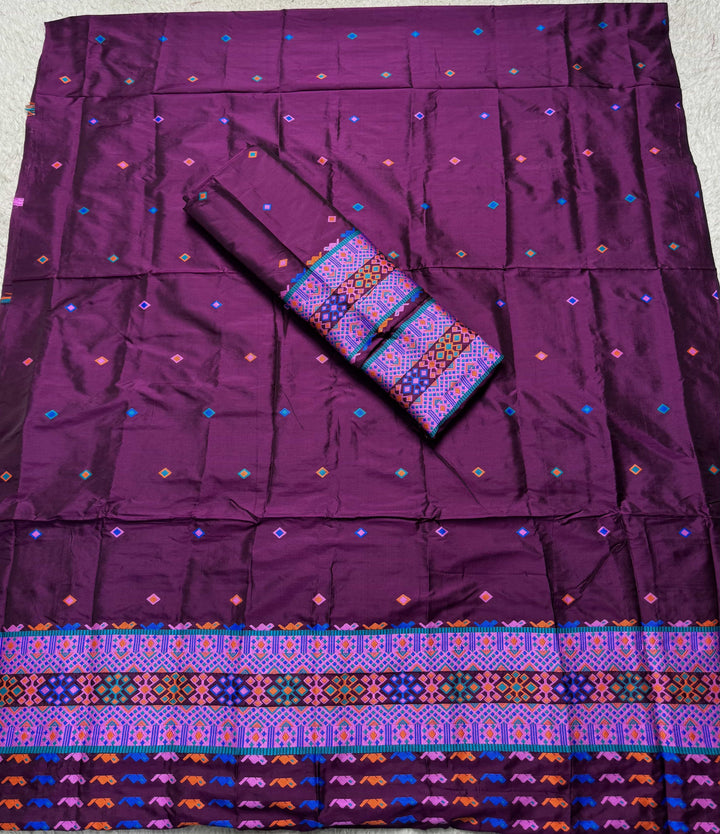 Multi-Dhaga Work Mix Set Mekhela Sador