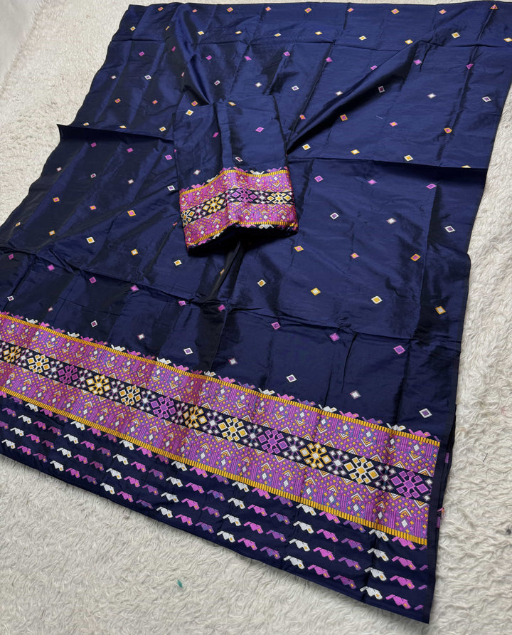 Multi-Dhaga Work Mix Set Mekhela Sador