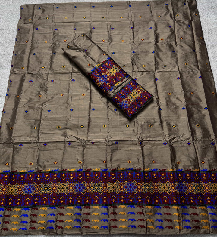 Multi-Dhaga Work Mix Set Mekhela Sador