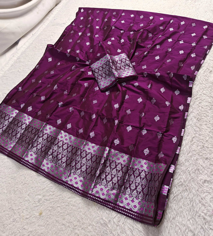 Silver Jari Mix Set Mekhela Sador