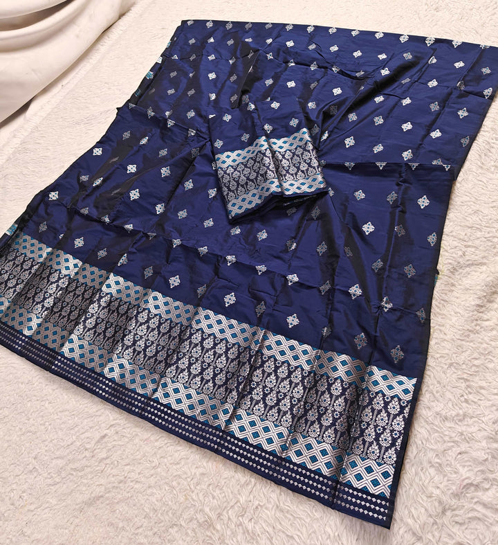 Silver Jari Mix Set Mekhela Sador