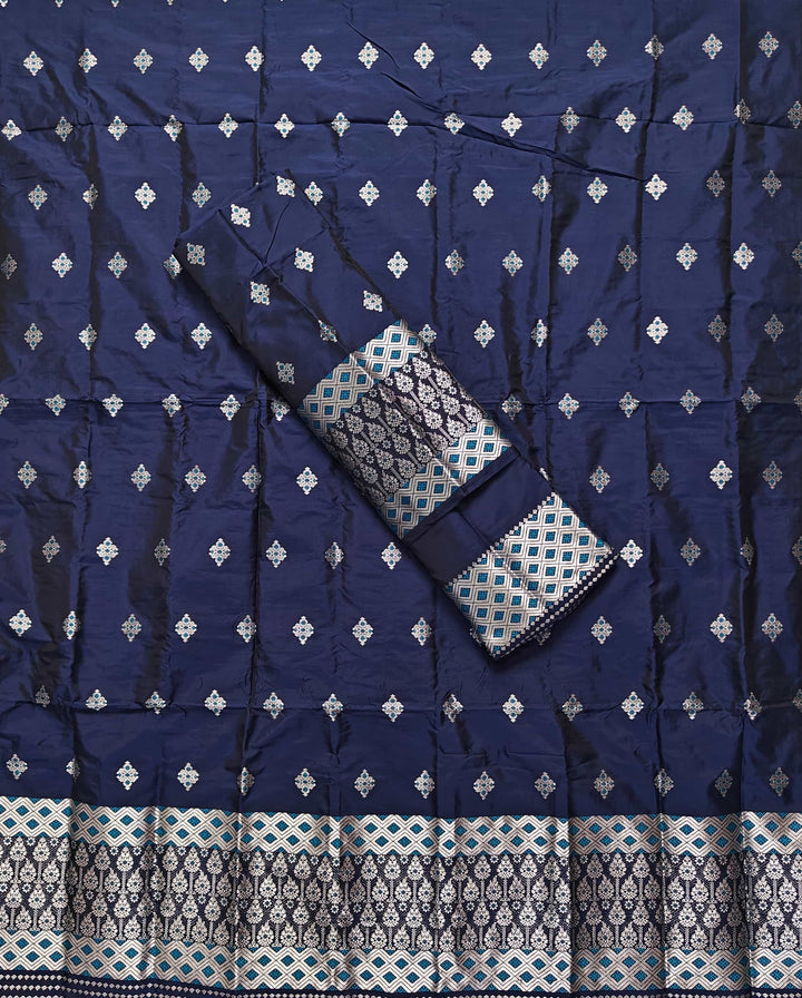 Silver Jari Mix Set Mekhela Sador