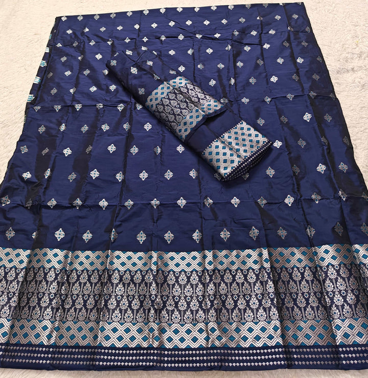 Silver Jari Mix Set Mekhela Sador