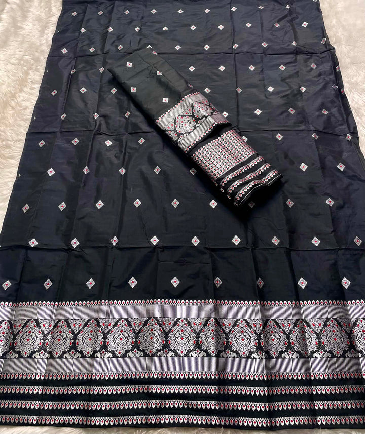 Silver Jari - Dhaga Mina - Mix Set Mekhela Sador