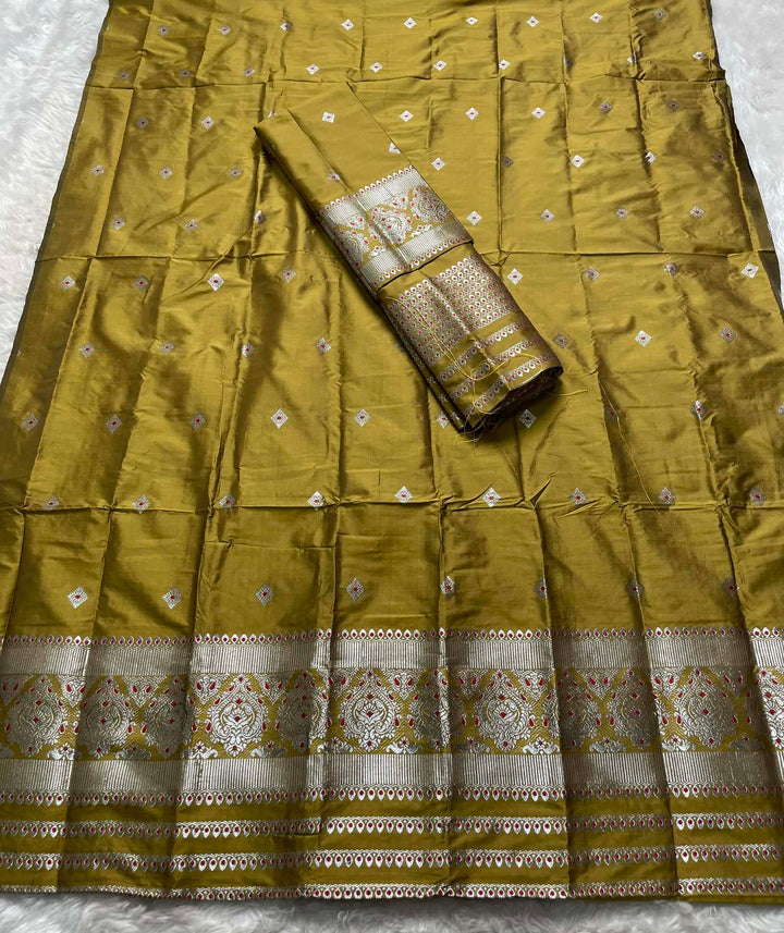 Silver Jari - Dhaga Mina - Mix Set Mekhela Sador