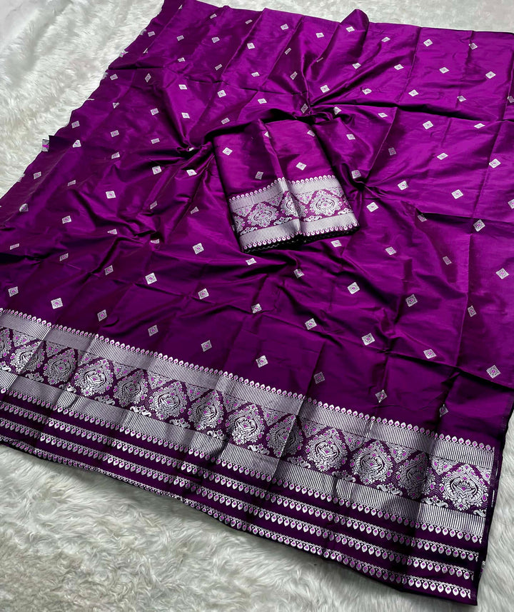 Silver Jari - Dhaga Mina - Mix Set Mekhela Sador