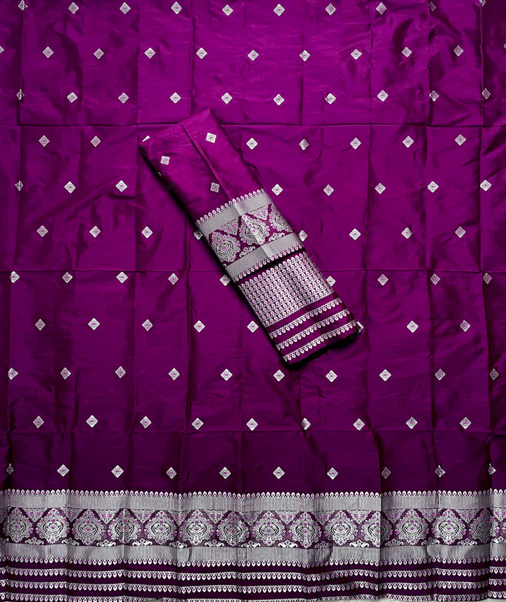 Silver Jari - Dhaga Mina - Mix Set Mekhela Sador