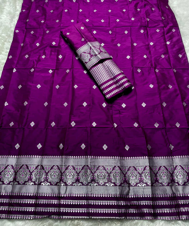 Silver Jari - Dhaga Mina - Mix Set Mekhela Sador